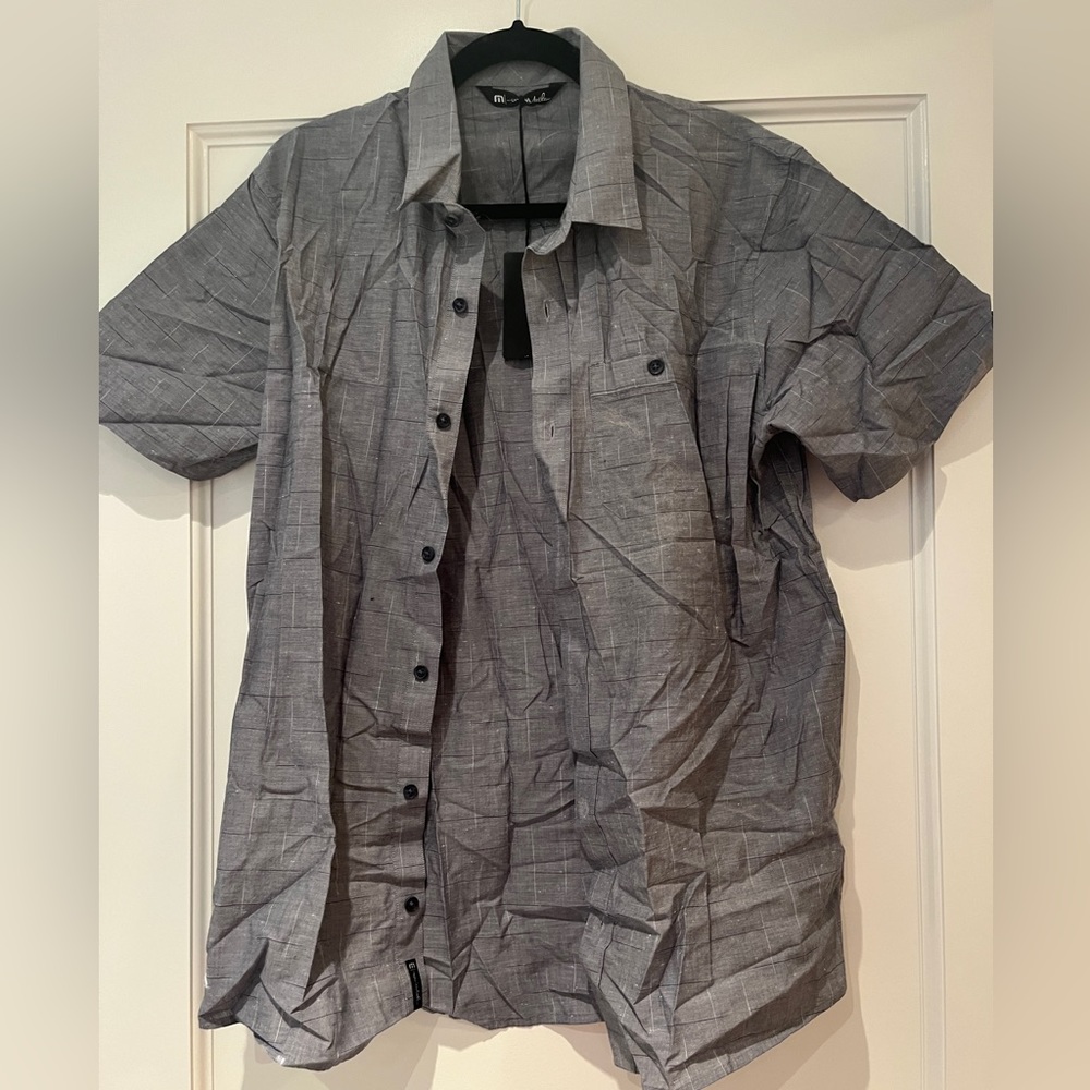 NWT Travis Mathews Rambler Heather Blue Nights